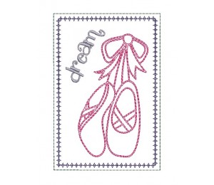 ITH Postkarte - Ballerina